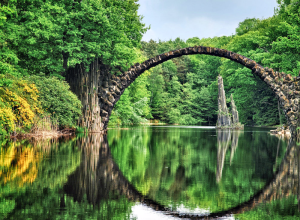 Beautiful bridge to now-here